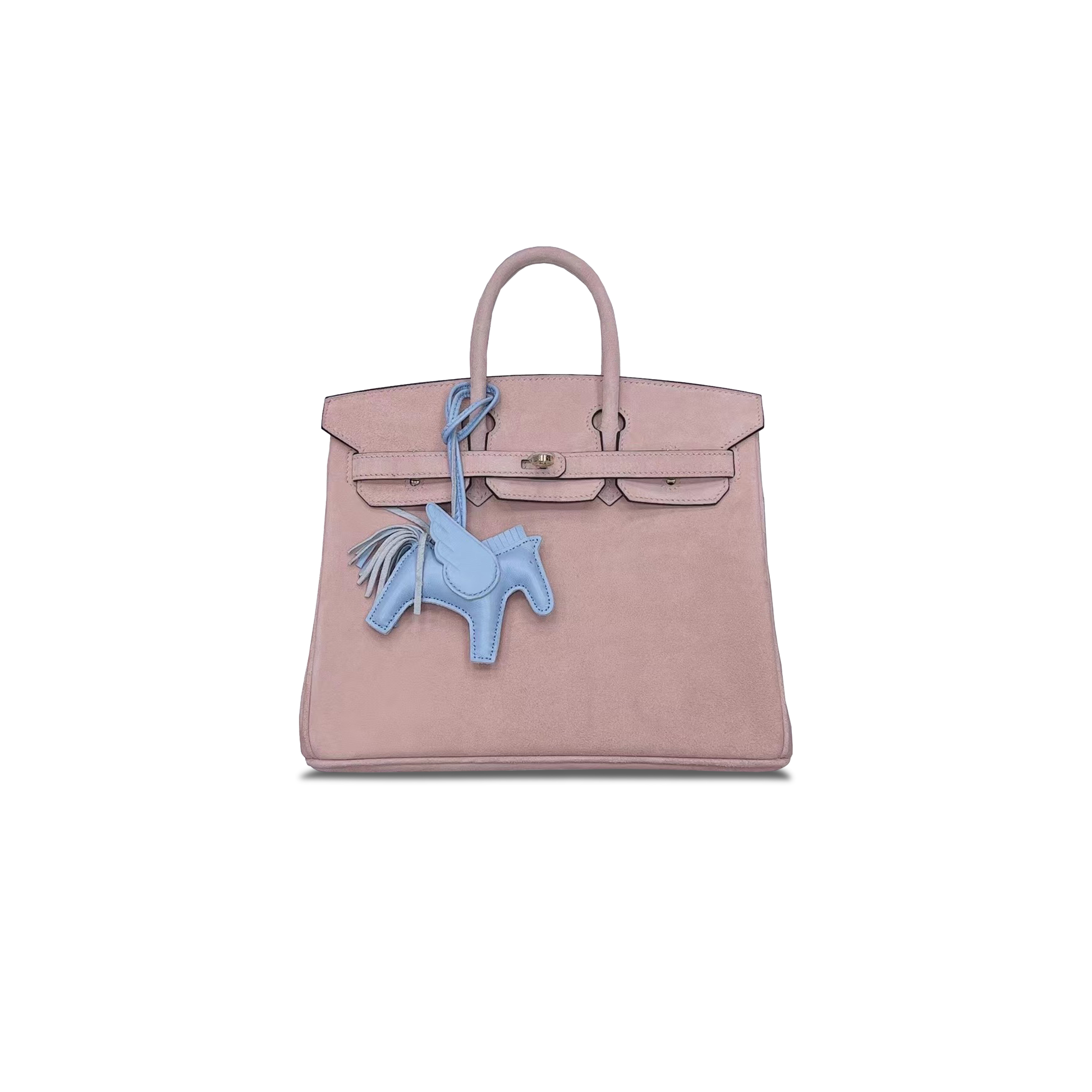 H**mes birkin 25 chamois nude pink gold buckle h028369cc92 (25*20*13cm)